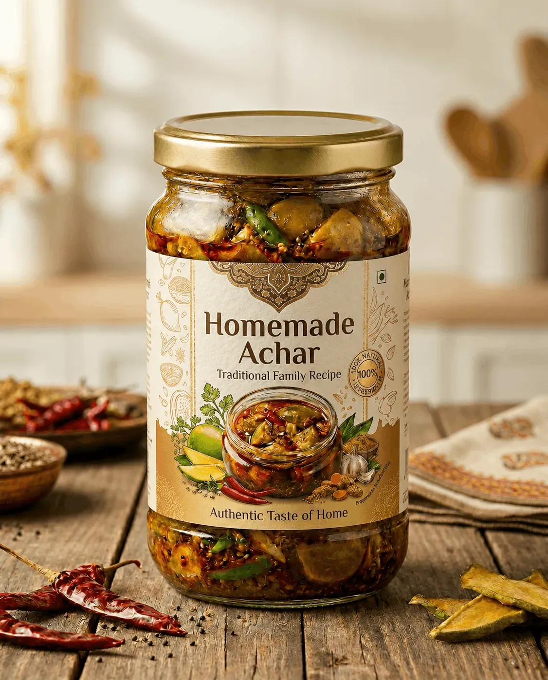 Premium Homemade Achar β Traditional Mixed Pickle