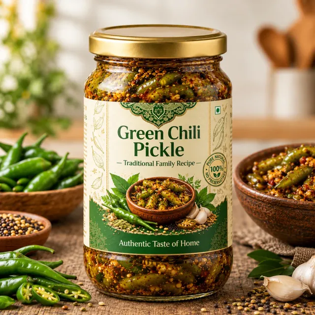Green Chilli Pickle